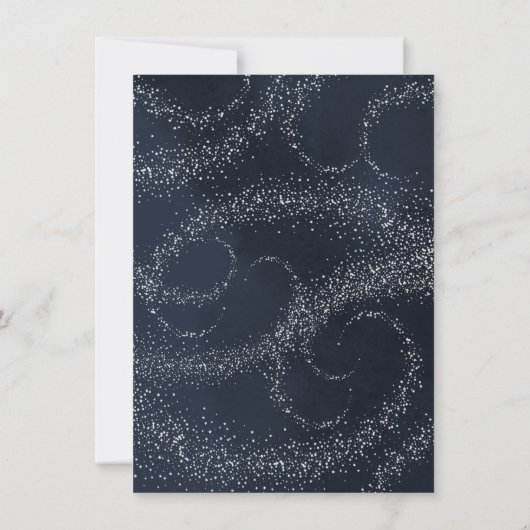 イブニングスカイ イルミネーションの紐 バックヤードパーティ 招待状 (裏面)