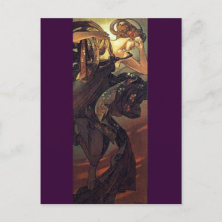イブニングスター-アール・ヌーヴォー ポストカード