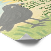 「イブニングソング」詩ポスター 保育園/教室用 ポスター (角)