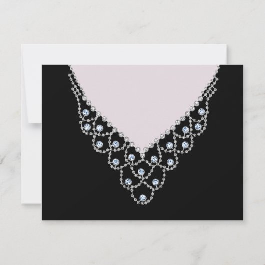 イブニング アウト シリーズ  デートの夜の招待状 2 招待状 (正面)