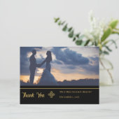 イブニング グラム フォト サンキューカード (スタンド正面)