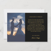 イブニング グラム フォト サンキューカード (裏面)