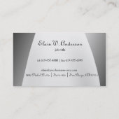 イブニング・ドレスのウェディングドレスの花嫁の店 名刺 (裏面)