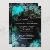 イブニング フォレスト ウェディング リハーサル ディナー 招待状 (正面/裏面)