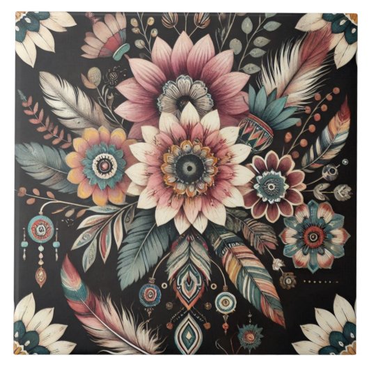 イブニング ボホ ブルームス タイル (正面)