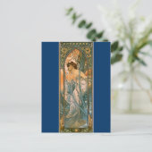 イブニング・レヴェリー - アルフォンス・ミュシャ ポストカード (スタンド正面)