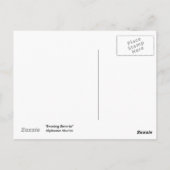 イブニング・レヴェリー - アルフォンス・ミュシャ ポストカード (裏面)