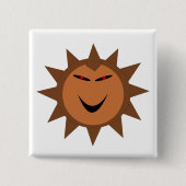 イブハリッジホッグかわいいゴシックハロウィンボタン 缶バッジ (正面)