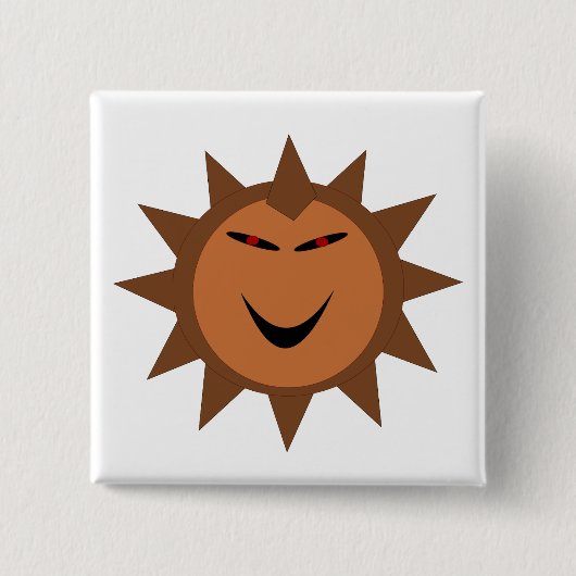 イブハリッジホッグかわいいゴシックハロウィンボタン 缶バッジ (正面)