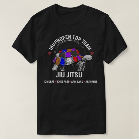 イブプロフェントップチーム柔術 Tシャツ (デザイン正面)