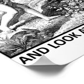 イブベジタリアンおもしろいポスター ポスター (角)