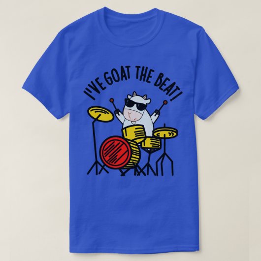 イブヤゴザビートおもしろいドラマー Tシャツ (デザイン正面)
