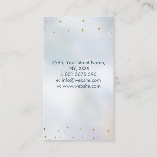 イブライトアイアミュレットオーナメント 名刺 (裏面)