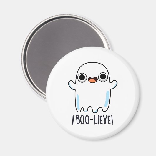 イブリーヴおもしろい前向き幽霊 マグネット (正面/裏面)
