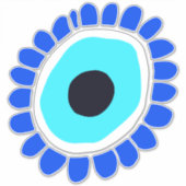 イブーかわいらしルアイアムレットラッキーチャーム シール (正面)