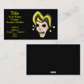 イブージョスタースカル(黄色) 名刺 (正面/裏面)