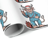 イブートクランプスナーススクラブ看護クリスマス ラッピングペーパー (ロールコーナー)