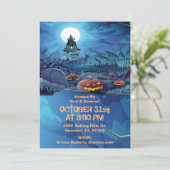 イブートローダーカボンプキンスアダルトハロウィーン招待状 招待状 (スタンド正面)