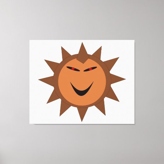 イブーブレッジホッグかわいいゴシックハロウィーンキャンバスプリント キャンバスプリント (正面)