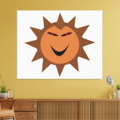 イブーブレッジホッグかわいいゴシックハロウィーンキャンバスプリント キャンバスプリント (インサイチュ (リビング))