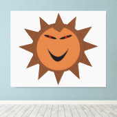 イブーブレッジホッグかわいいゴシックハロウィーンキャンバスプリント キャンバスプリント (インサイチュ (ウッドフロア))