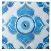 イブールアイオーナメントブルースアンドパール タイル (正面)