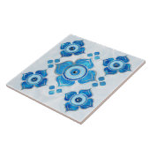 イブールアイオーナメントブルースアンドパール タイル (側面)