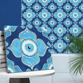 イブールアイオーナメントブルースアンドパール タイル