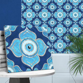 イブールアイオーナメントブルースアンドパール タイル