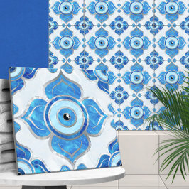 イブールアイオーナメントブルースアンドパール タイル