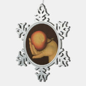 イブ1528年 スノーフレークピューターオーナメント (右)