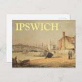 イプスウィッチキー，サフォークイングランドヴィンテージ シーズンポストカード (正面/裏面)