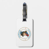 イプスウィッチマサチューセッツ州植民地時代 ラゲッジタグ (裏面縦)