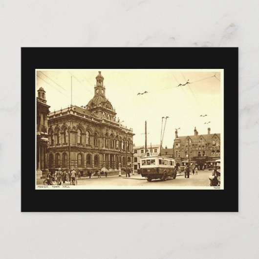 イプスウィッチ旧葉書 ポストカード (正面)