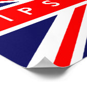 イプスウィッチ英国国旗 ポスター (角)