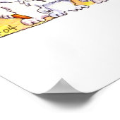 イプペ!!! – かわいい漫画うさぎたち!ポスタープリント ポスター (角)