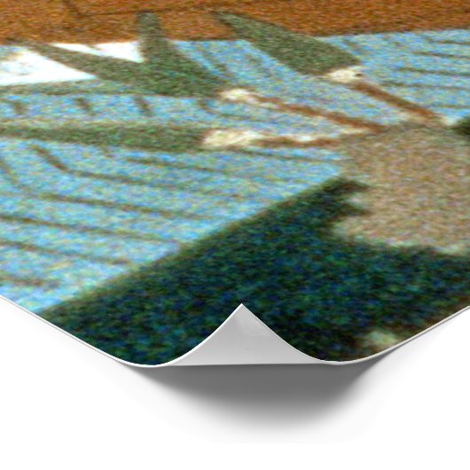 イプ絵画イの墓からの壁,テーベ,デピック ポスター (角)