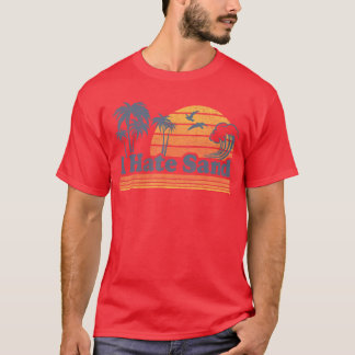 イヘイトおもしろいサンドビーチサマーバケーションヴィンテージ70 Tシャツ