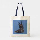 イベックスヤギ動物芸術ヤギ トートバッグ (裏面)