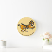 イベリアン・リンクス – ラウンド壁時計 (ホーム)