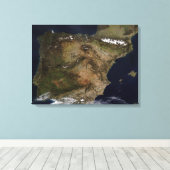 イベリア半島 キャンバスプリント (インサイチュ (ウッドフロア))