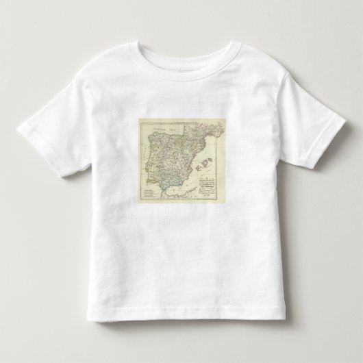 イベリア半島 トドラーTシャツ (正面)