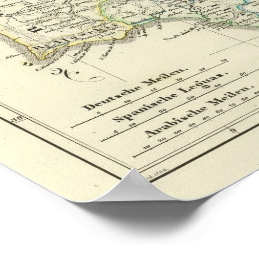 イベリア半島 ポスター (角)