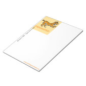 イベリクールアンLYNX – 絶滅危惧動物 – 黄色 ノートパッド (アングル)