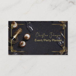 イベントおよびパーティー計画の名刺 名刺