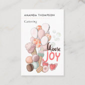 イベントお洒落ケータリング名刺 名刺 (正面)