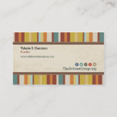 イベントのための毎日のラベルの名刺 名刺 (裏面)