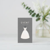 イベントのコンサルタント/ブライダルおよび服のブティック 名刺 (スタンド正面)