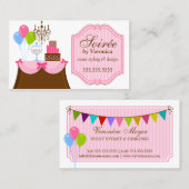 イベントのスタイリストおよびデザイン 名刺 (正面/裏面)