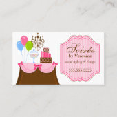 イベントのスタイリストおよびデザイン 名刺 (正面)